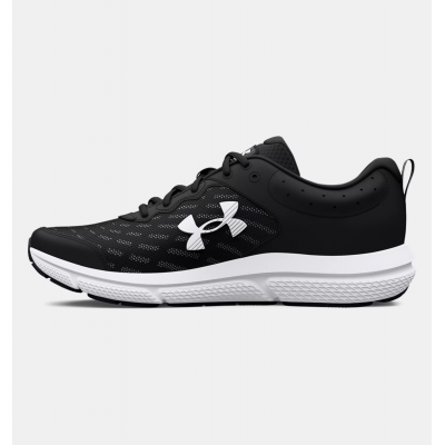 UNDER ARMOUR CHARGED ASSERT 10 UOMO BLACK WHITE
