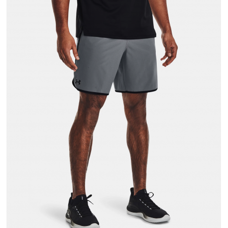 UNDER ARMOUR PANTALONCINI UOMO HIIT WOVEN 8IN GRAY